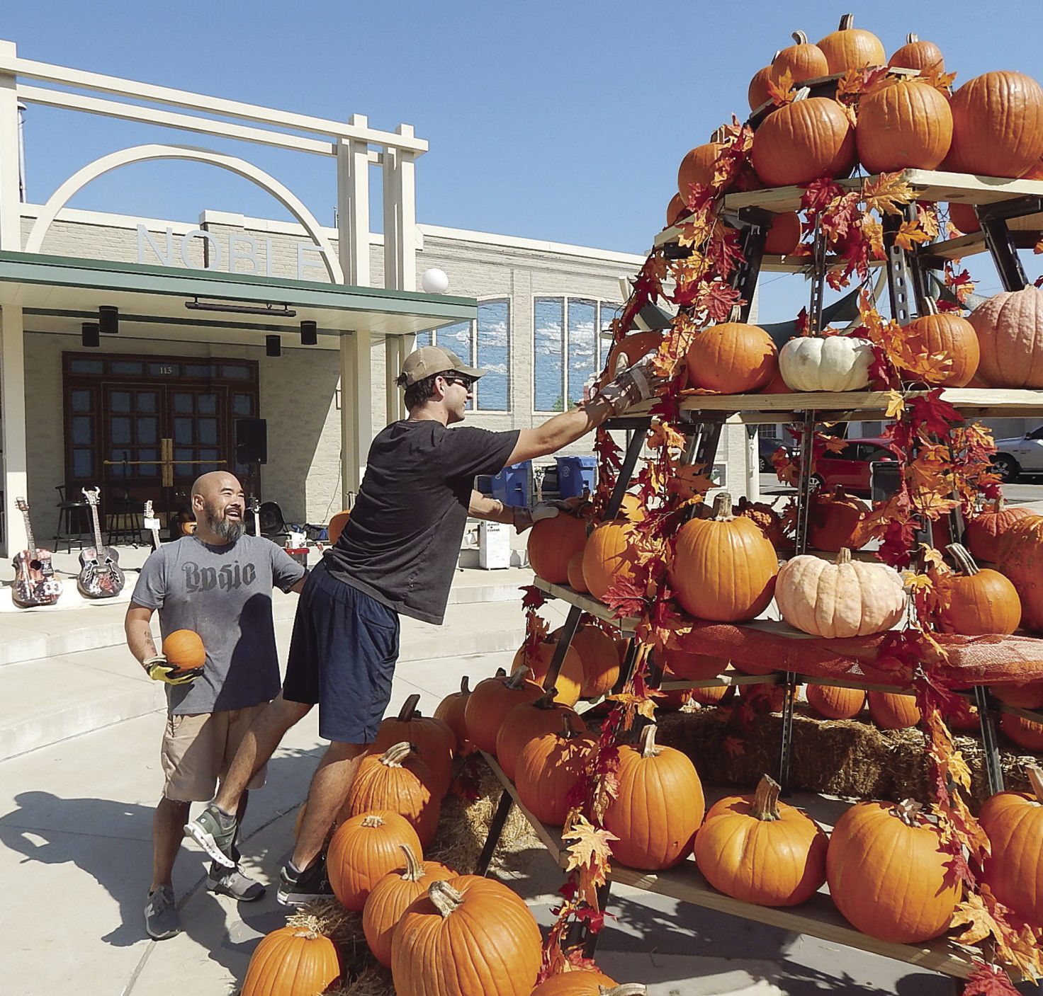 Pumpkin pyramid